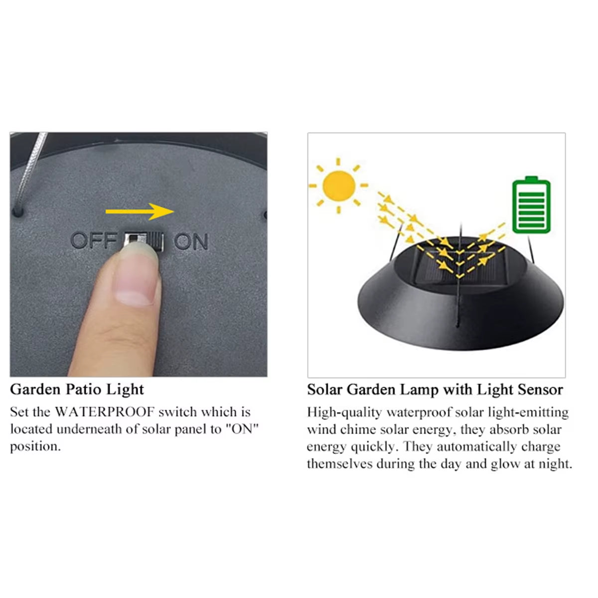 Color-Changing Hummingbird Solar Wind Chime Light - Waterproof LED Lantern for Garden and Home Gift - Perfect for Christmas Decor