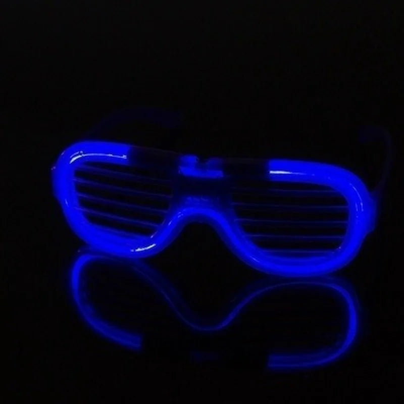 LED Flashing Party Glasses – Bright Light-Up Sunglasses for Rave, DJ, Birthday & Costume Fun