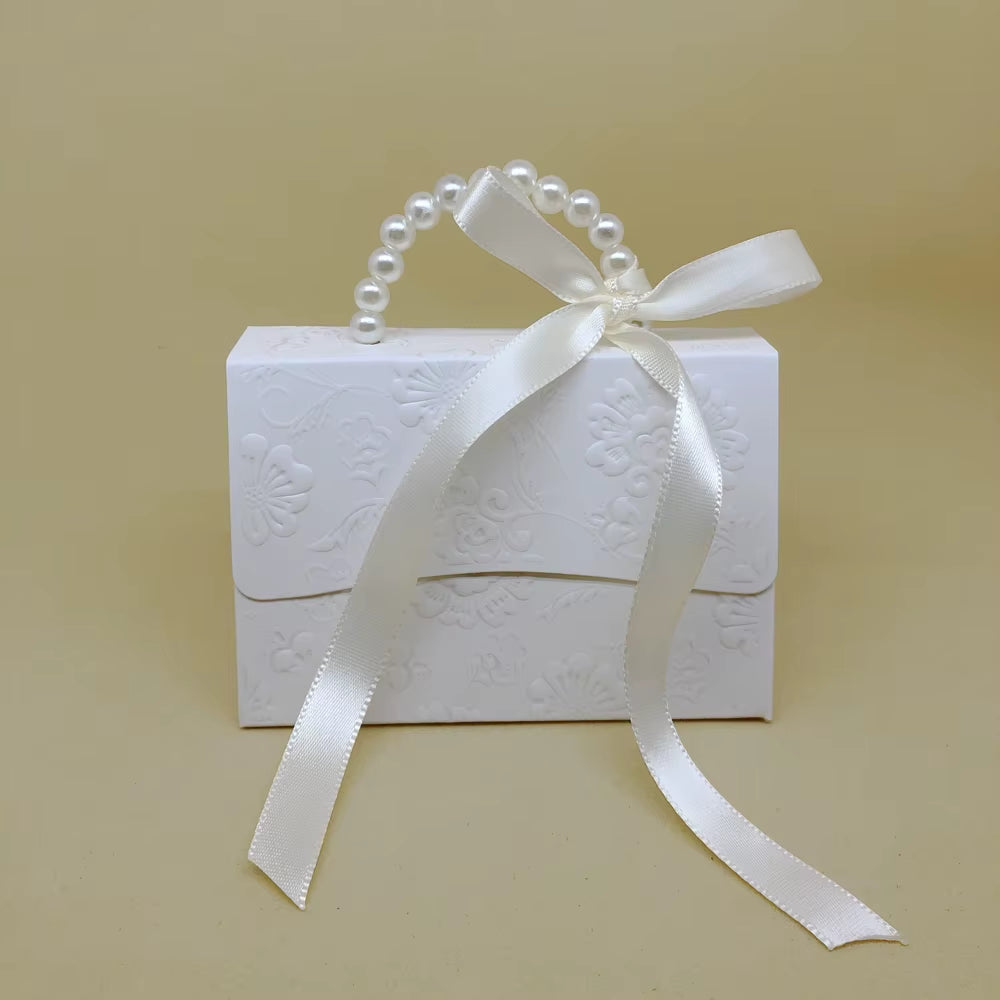 10Pcs Party Favor Gift Boxes – Portable Candy Treat Bags for Wedding, Baby Shower & Birthday Decor