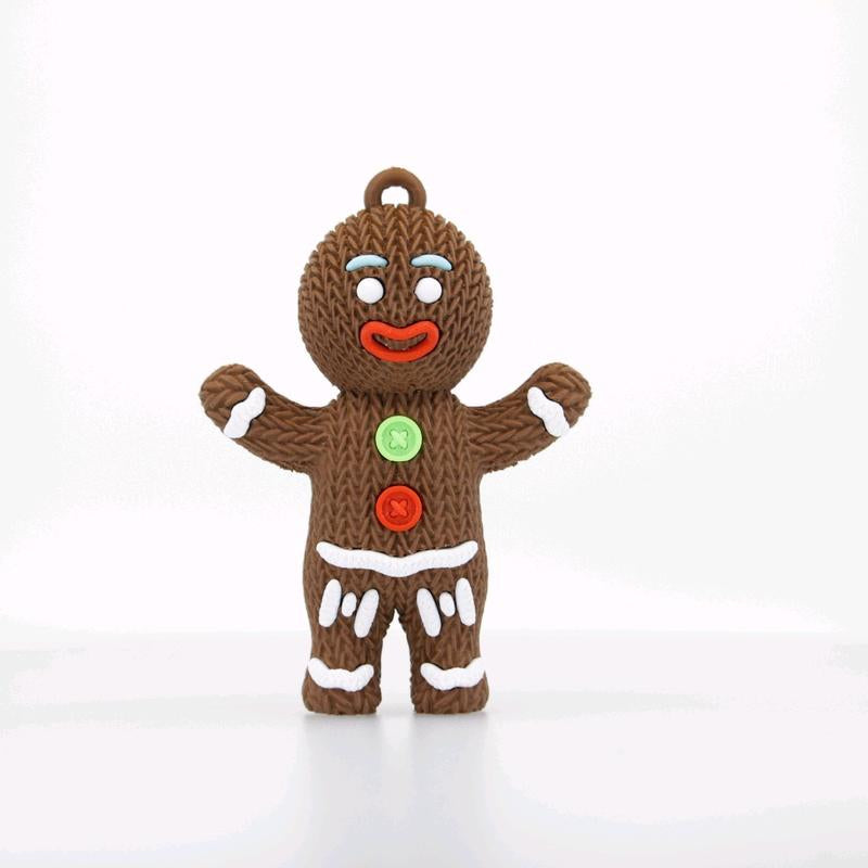 Knitted Gingerbread Man 3D Print Christmas Decor