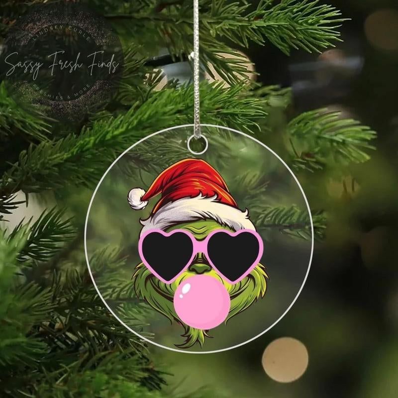 Christmas Ornaments, Acrylic Ornaments, Christmas Decor