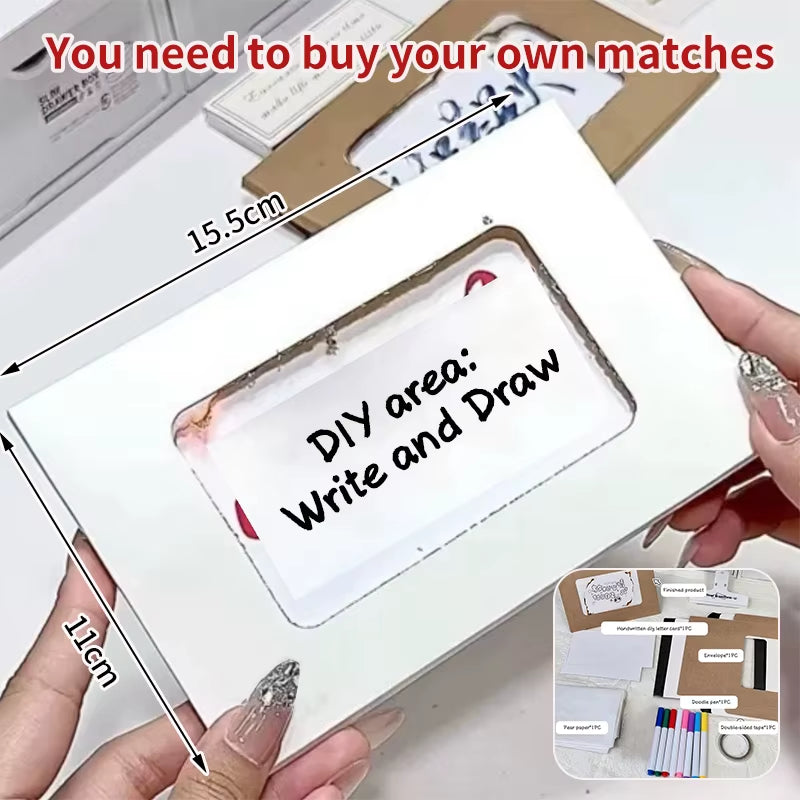 Handmade Funny Greeting Card with Envelope – Perfect for Birthdays, Weddings & Christmas Surprises