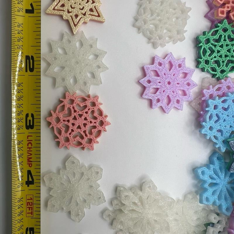 Mini Snowflakes Christmas Decor Cute