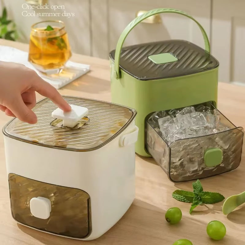 48-Grid Ice Cube Tray with One-Touch Release | Reusable Ice Maker for Freezer & Drinks