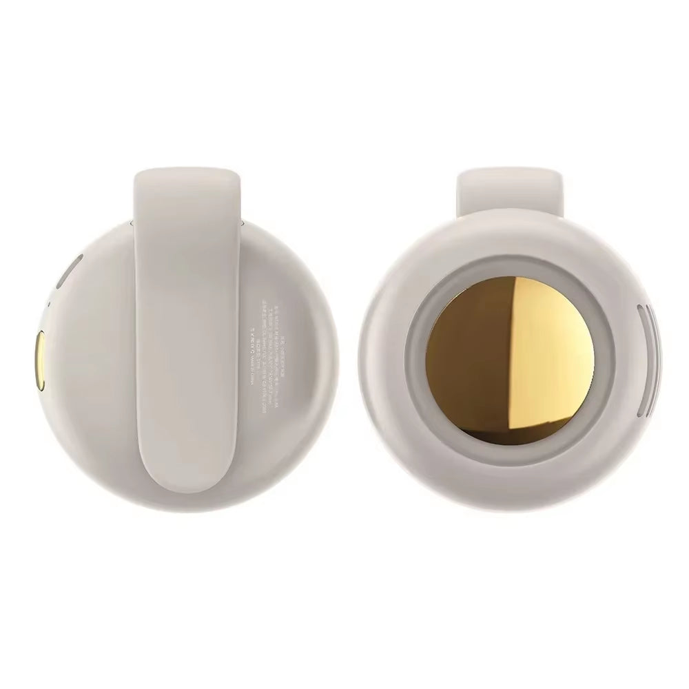 Outdoor Ventilation Mini Portable Fan Handheld Rechargeable Bladeless Electric Fan Clip Waist Fan Suitable for Desktop Small Fan