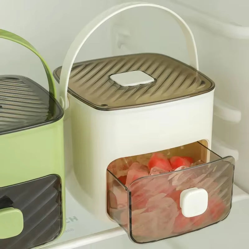 48-Grid Ice Cube Tray with One-Touch Release | Reusable Ice Maker for Freezer & Drinks