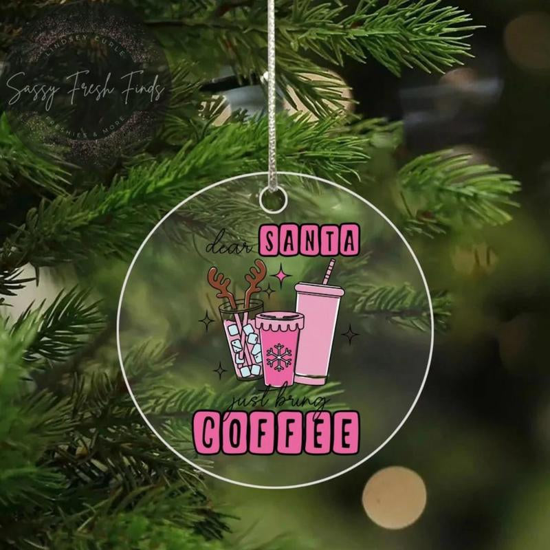 Christmas Ornaments, Acrylic Ornaments, Christmas Decor