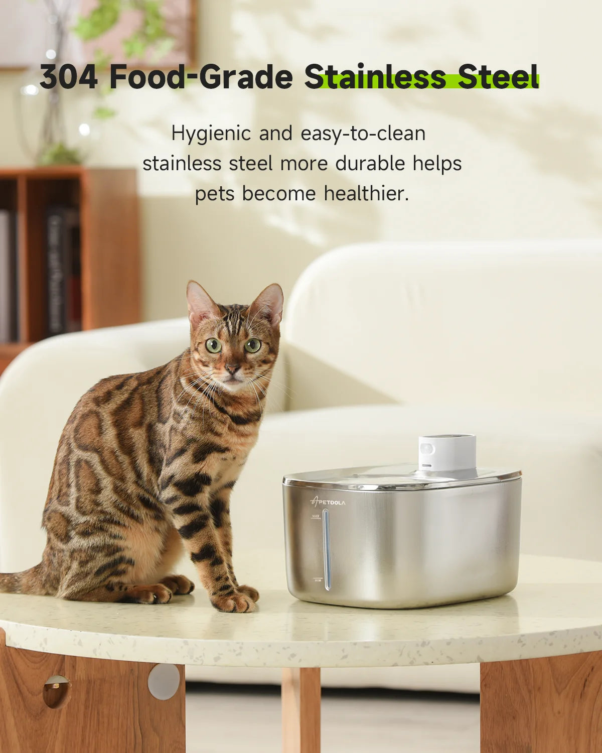 4L Wireless Pet Water Fountain – Auto Sensor Drinking Dispenser for Cats & Dogs, Quiet & Hygienic