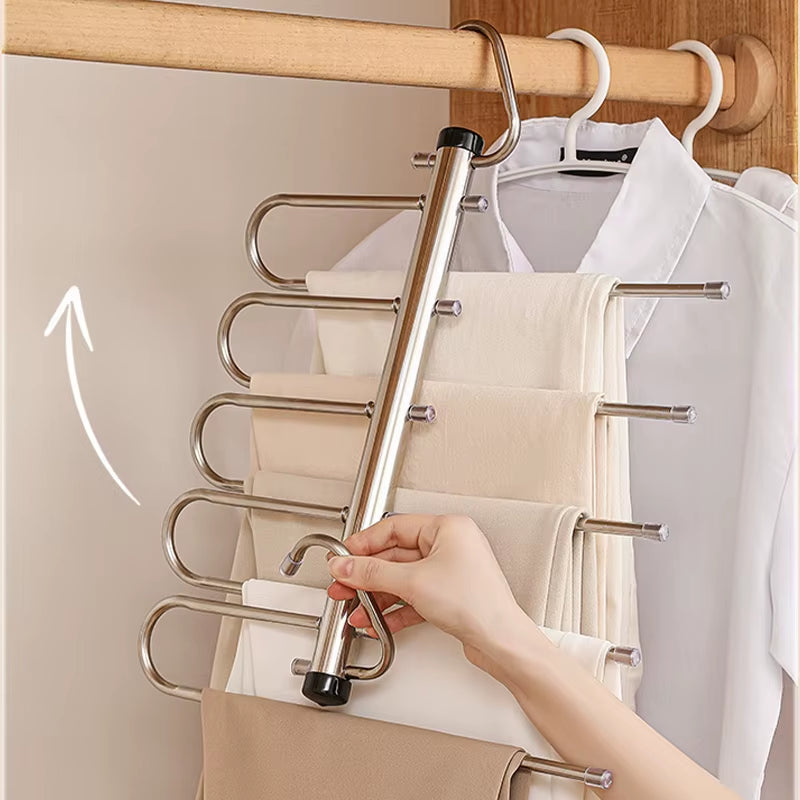  Multi-Layer Pants Hanger – Closet Space Saver