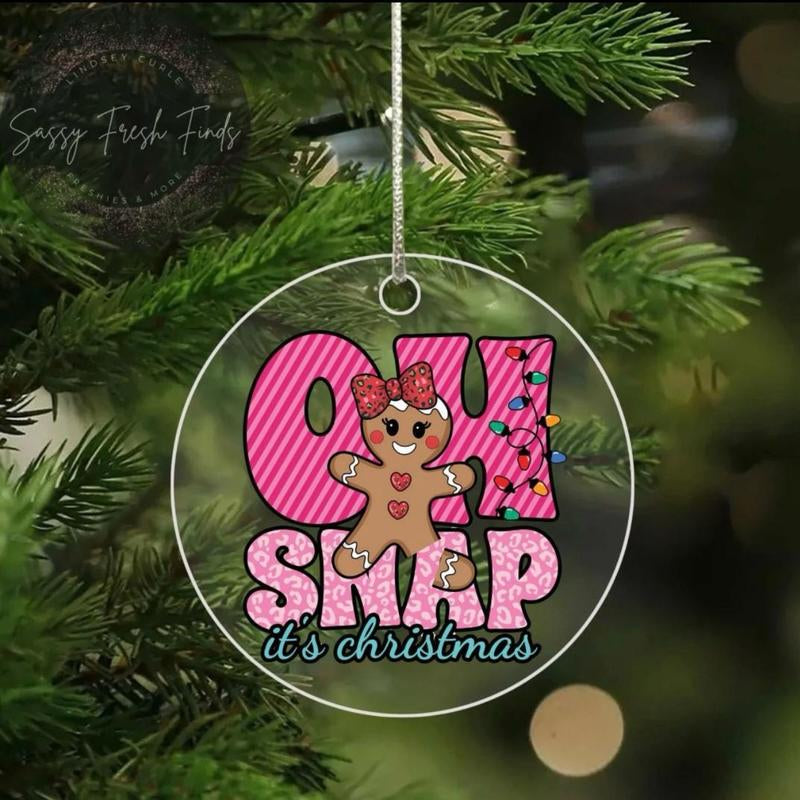 Christmas Ornaments, Acrylic Ornaments, Christmas Decor