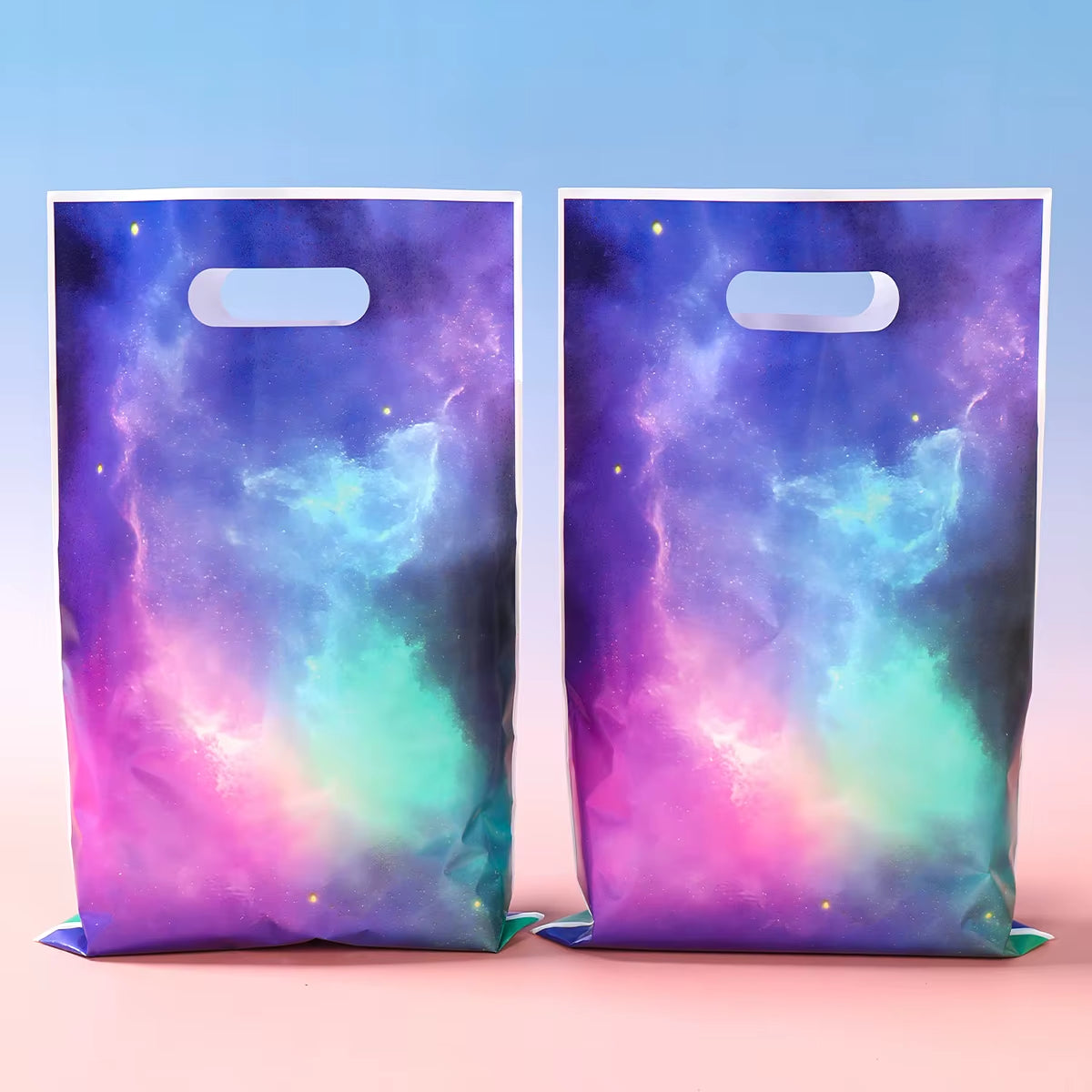 Galaxy Party Gift Bags – Outer Space Candy Treat Bags for Kids Birthday, Baby Shower & Party Favors