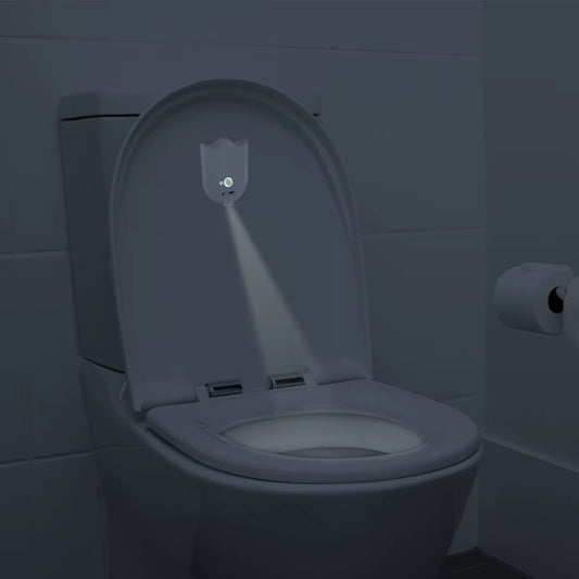 Motion Sensor LED Toilet Night Light – Automatic Toilet Bowl Backlight for Safe Night Use