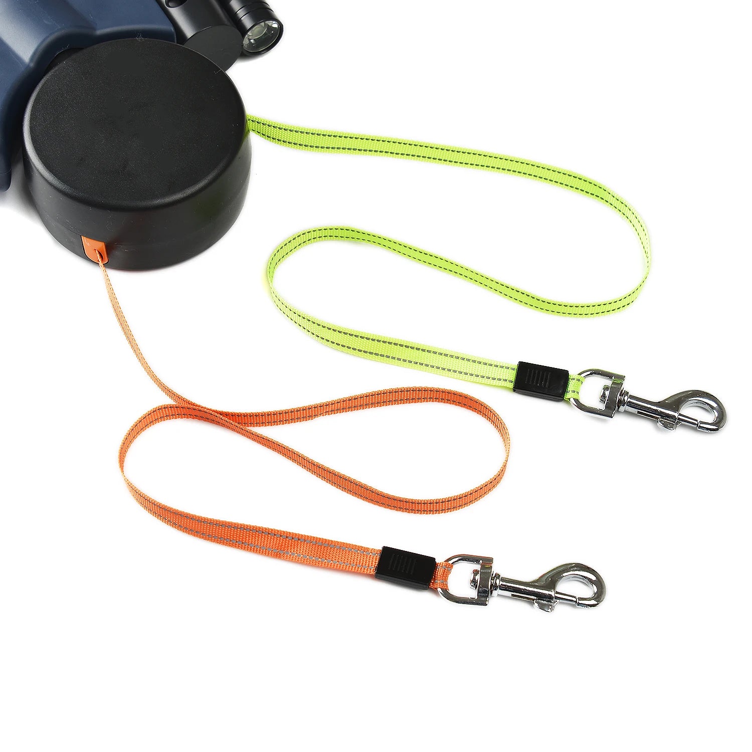 3M Retractable Dog Leash with LED Light – Reflective No-Tangle Leash for Small Dogs