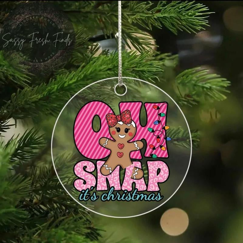 Christmas Ornaments, Acrylic Ornaments, Christmas Decor