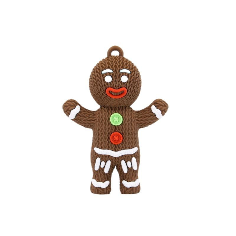 Knitted Gingerbread Man 3D Print Christmas Decor