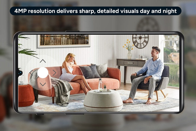 Smarterhome™ 4MP PTZ Motion Tracking Security Camera
