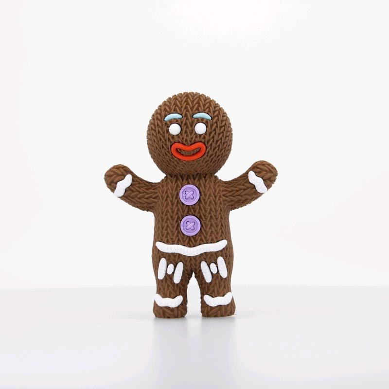 Knitted Gingerbread Man 3D Print Christmas Decor