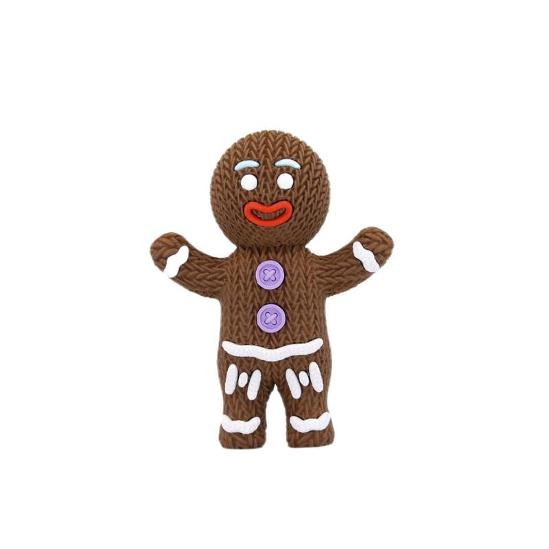 Knitted Gingerbread Man 3D Print Christmas Decor