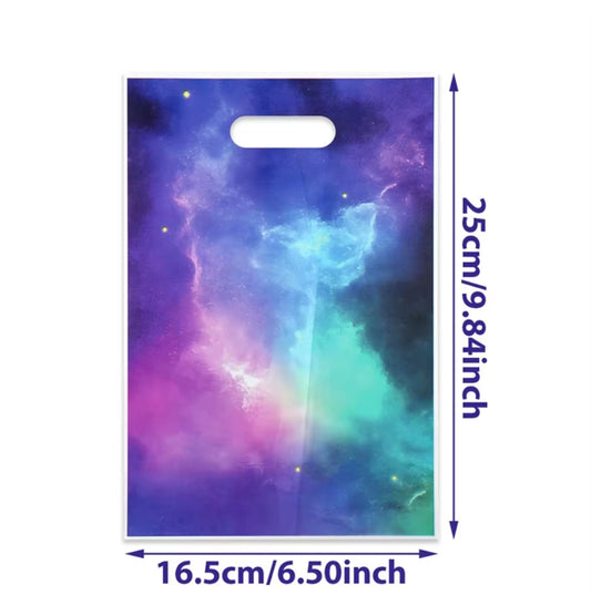 Galaxy Party Gift Bags – Outer Space Candy Treat Bags for Kids Birthday, Baby Shower & Party Favors