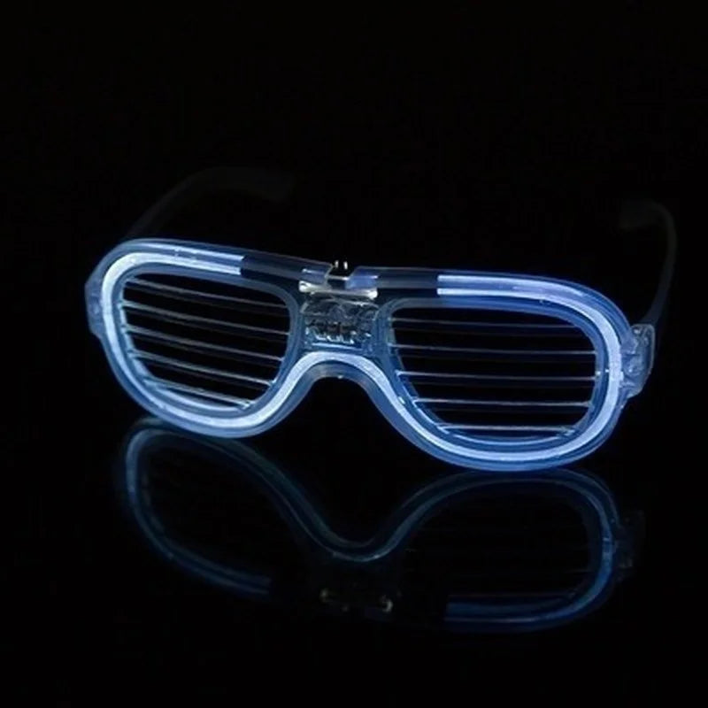 LED Flashing Party Glasses – Bright Light-Up Sunglasses for Rave, DJ, Birthday & Costume Fun