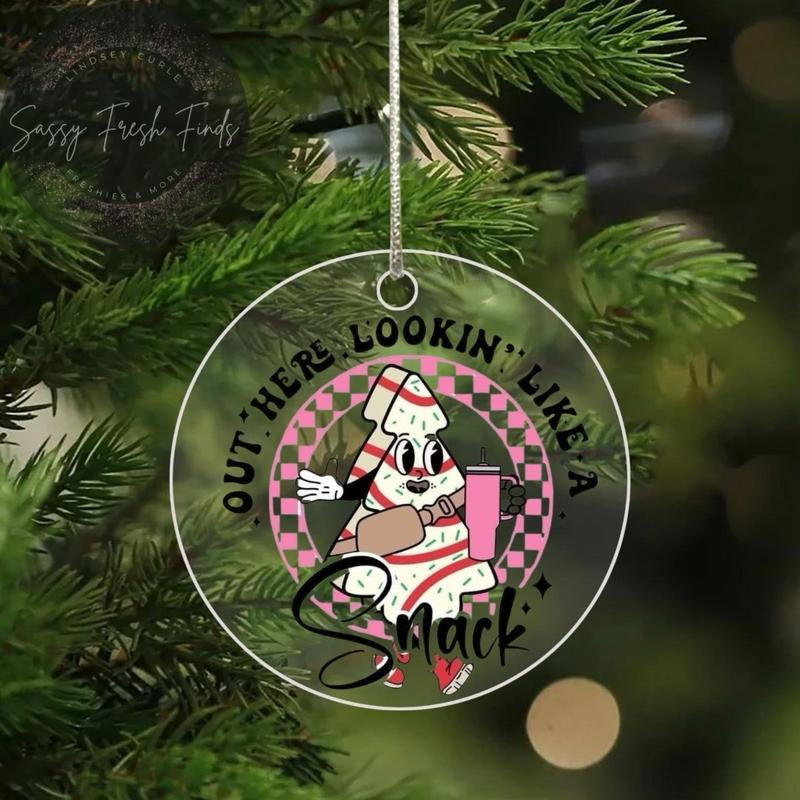 Christmas Ornaments, Acrylic Ornaments, Christmas Decor