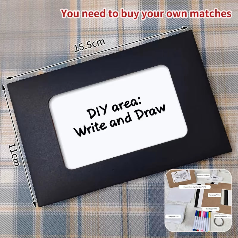 Handmade Funny Greeting Card with Envelope – Perfect for Birthdays, Weddings & Christmas Surprises