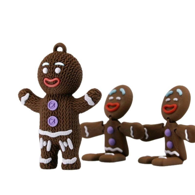 Knitted Gingerbread Man 3D Print Christmas Decor
