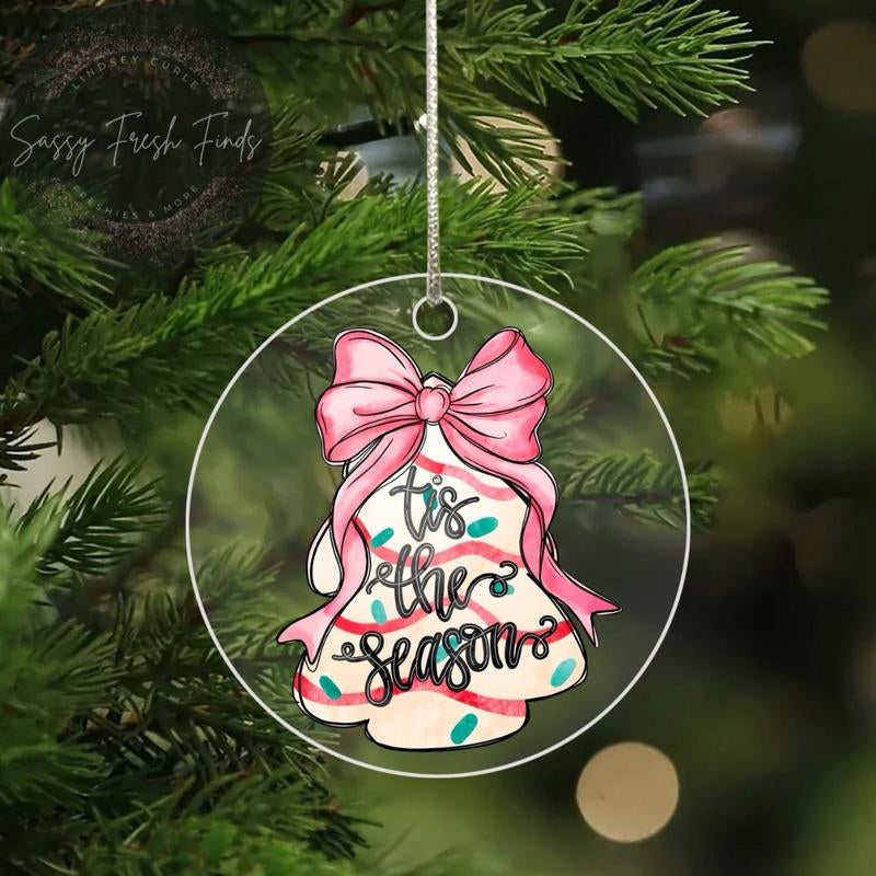 Christmas Ornaments, Acrylic Ornaments, Christmas Decor