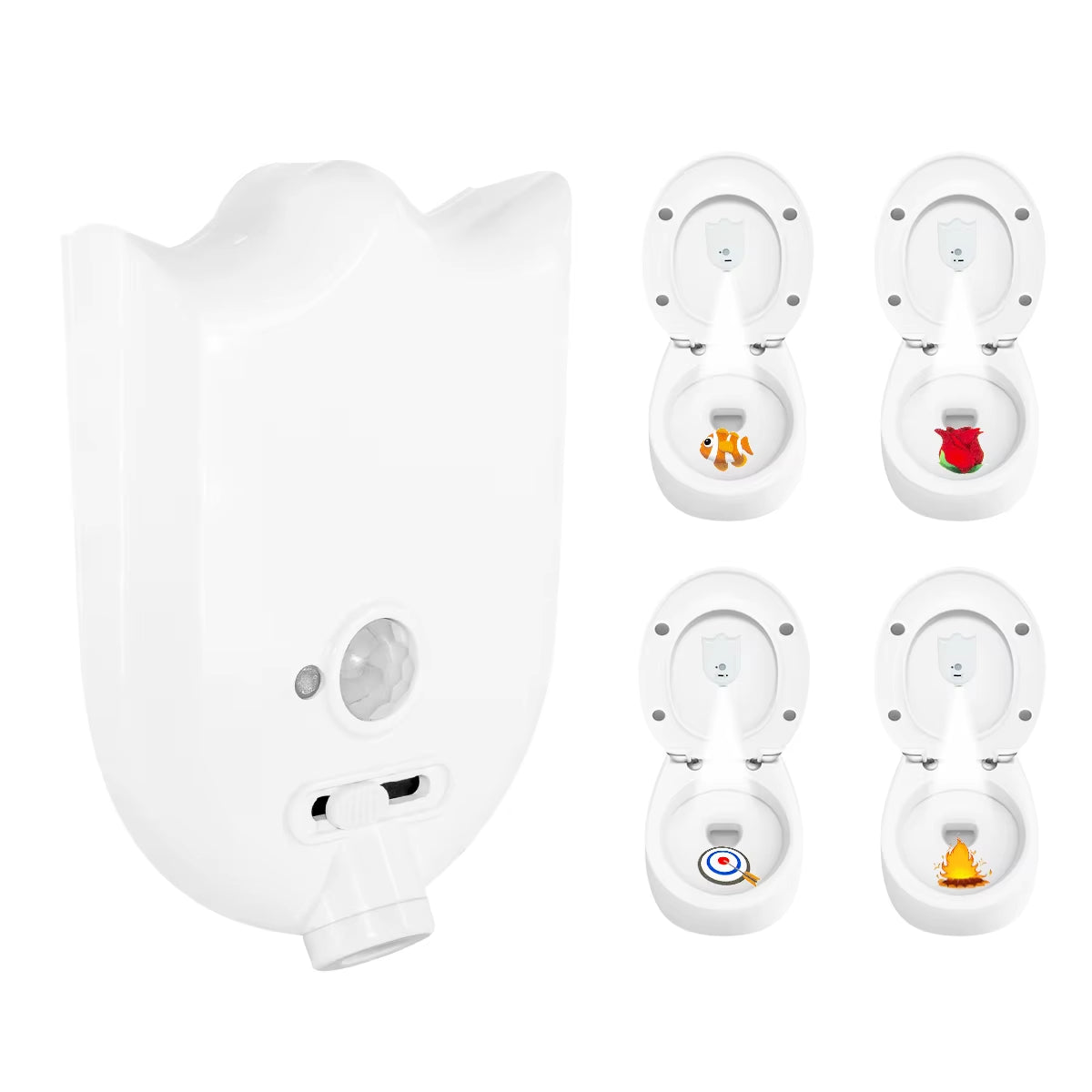 Motion Sensor LED Toilet Night Light – Automatic Toilet Bowl Backlight for Safe Night Use
