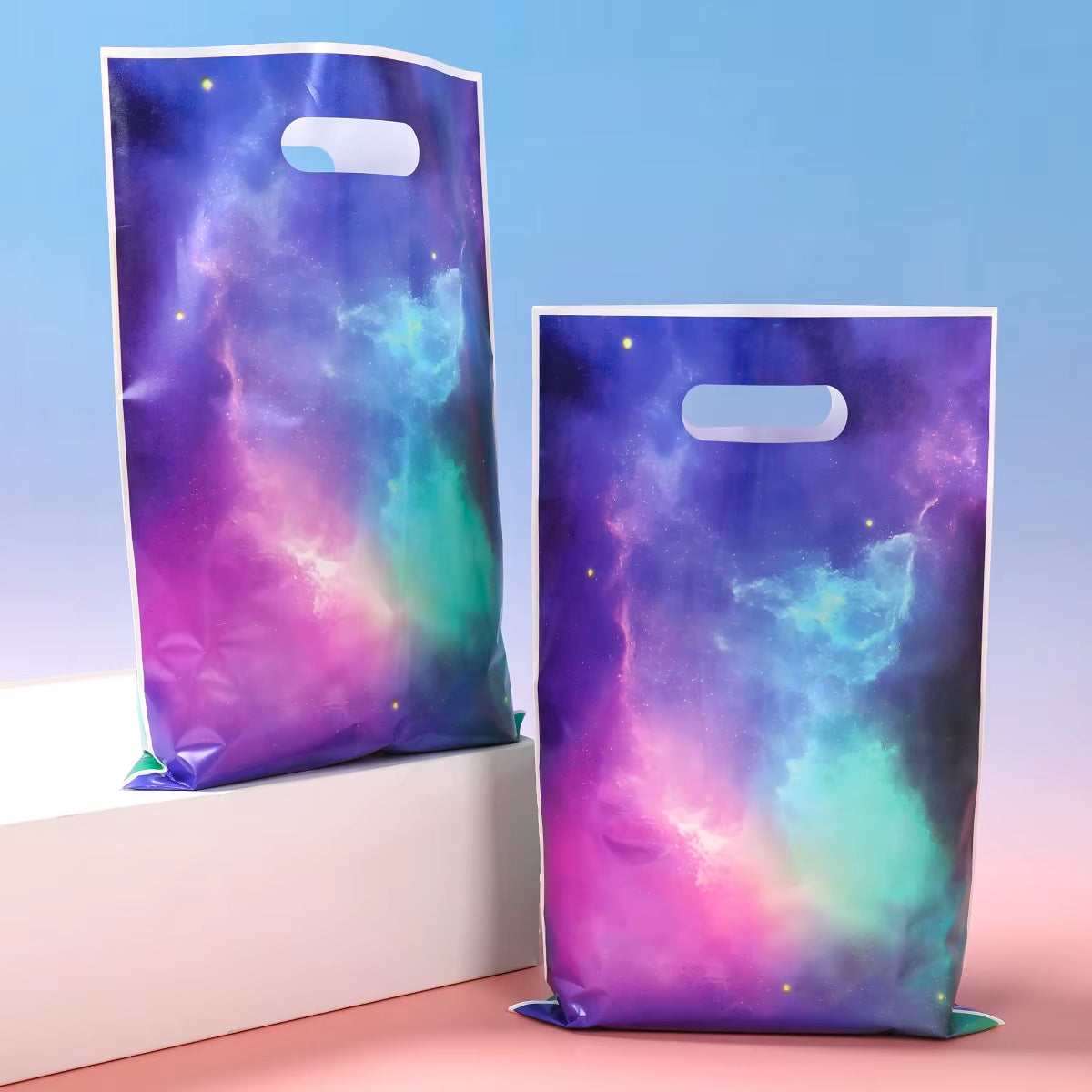 Galaxy Party Gift Bags – Outer Space Candy Treat Bags for Kids Birthday, Baby Shower & Party Favors