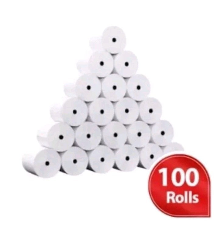 80x80mm Thermal POS Receipt Paper – 100 Rolls BPA-Free & FSC Certified 